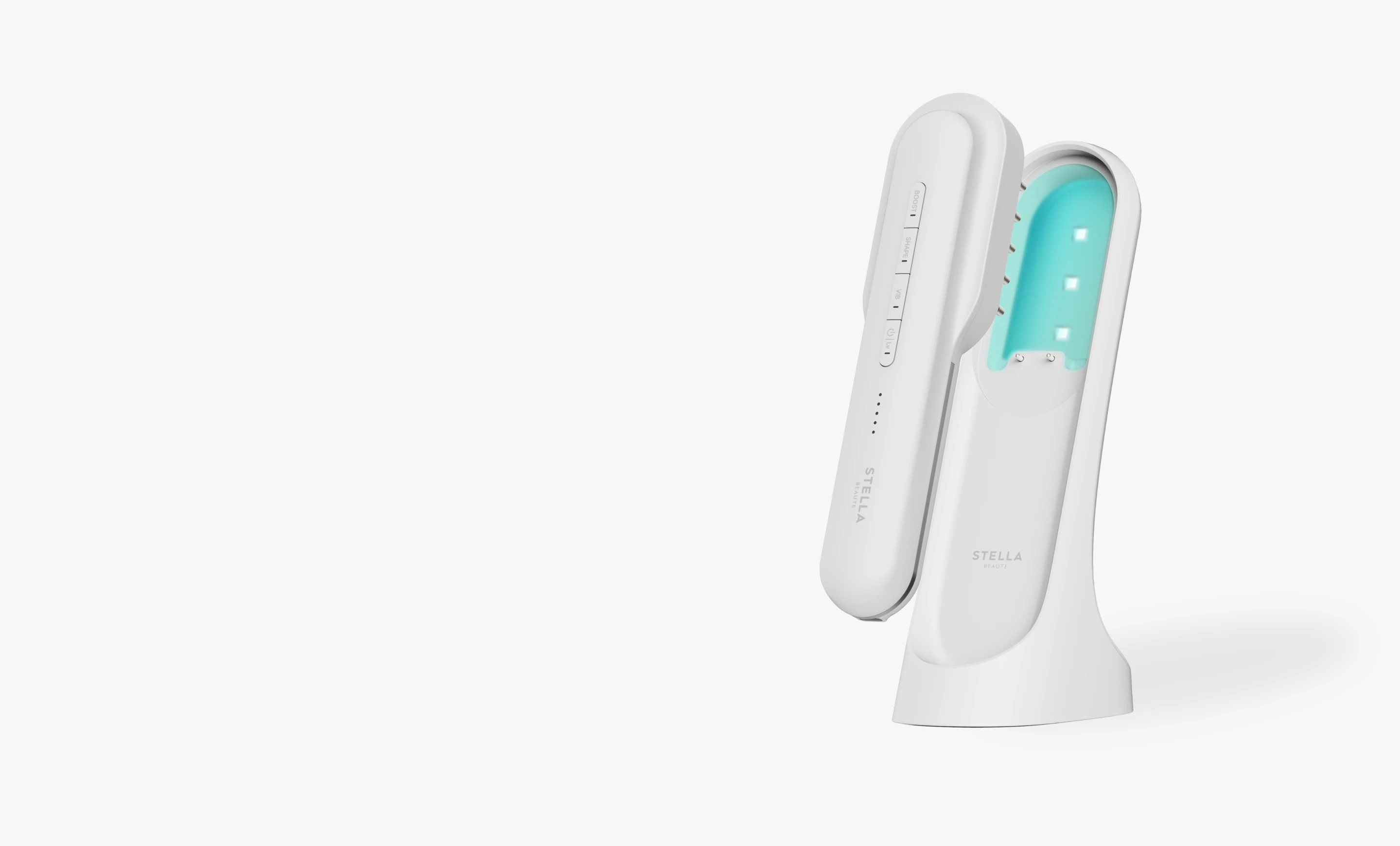 【こば】ステラボーテ　レザー＆EMSリフトブラシPRO ホワイト STELLA BEAUTE 【NEW】レーザー＆EMSリフトブラシ PRO 2.0