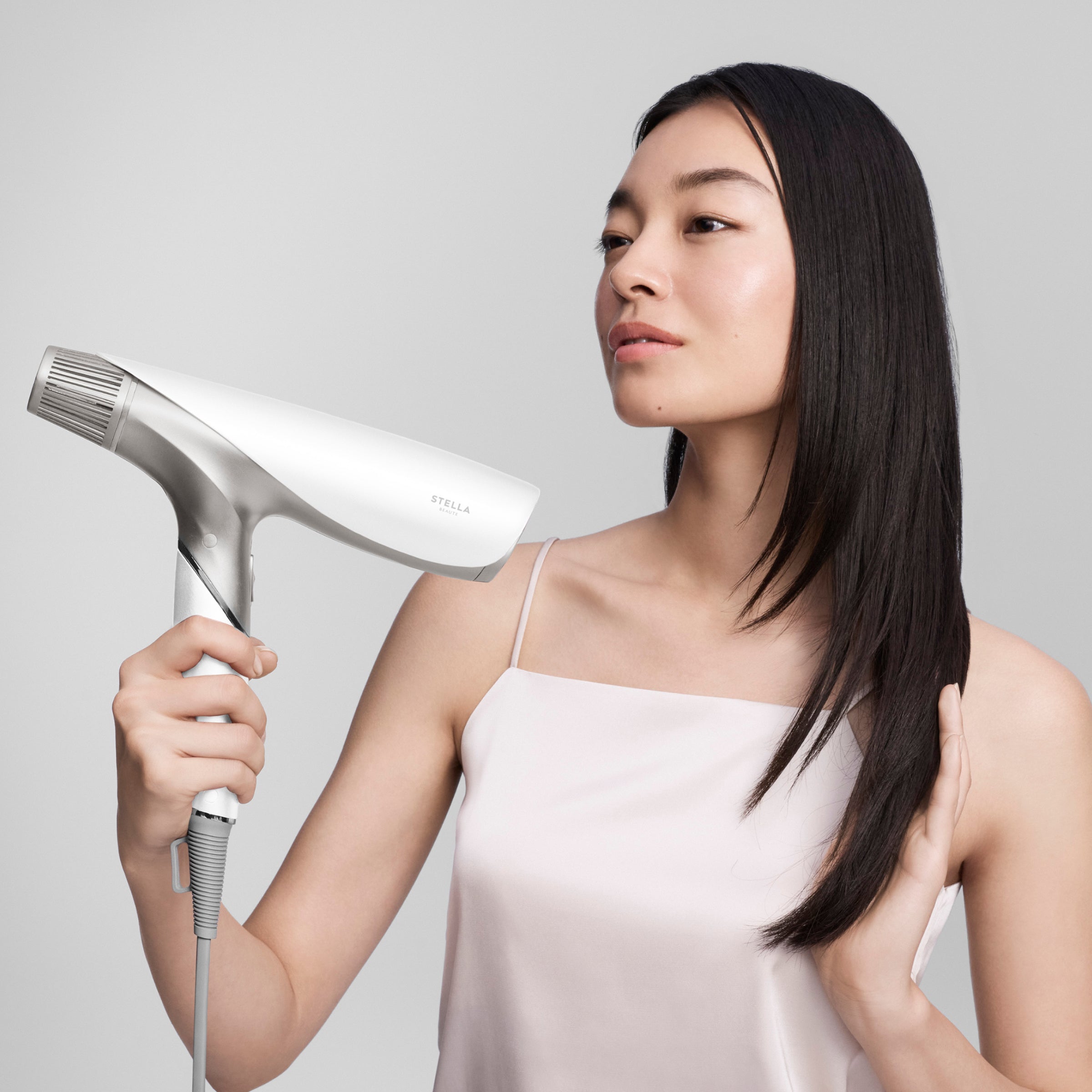 シルバー ハンドヘルド型 ヘアドライヤー Shine Rebirth Hair Dryer JEWEL（シャインリバースヘアドライヤー
