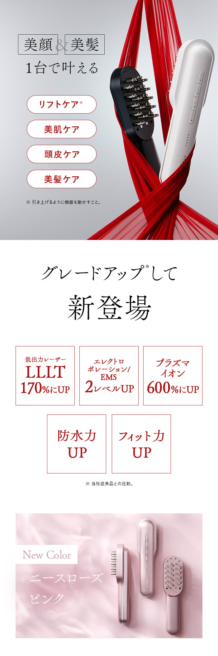 STELLA レーザー8EMSフラッシュプロ2.0 STELLA BEAUTE レーザー&EMSリフトブラシ PRO2.0 | GOOD HAND GROUP